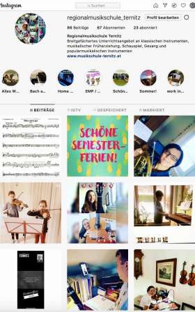 Bild zu Neue Wege - Musikschule Ternitz auf Instagram und Facebook