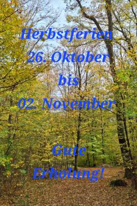 Bild zu Herbstferien