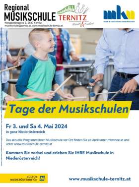 Bild zu Tage der Musikschule  NÖ - SAVE THE DATES